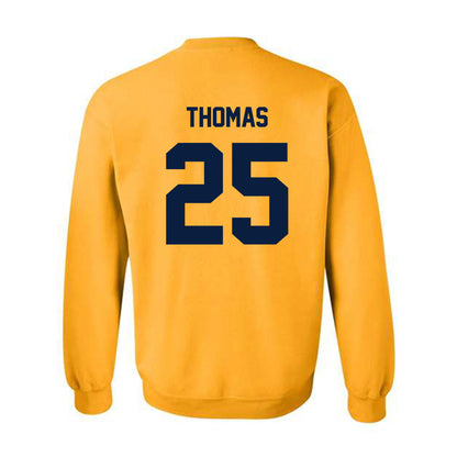 UC Berkeley - NCAA Men's Soccer : Isaiah Thomas - Sports Shersey Crewneck Sweatshirt-1