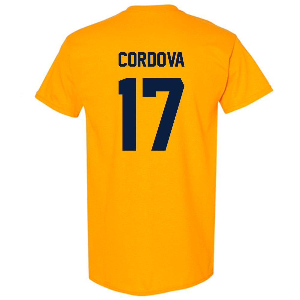 UC Berkeley - NCAA Men's Soccer : Cesar Cordova - Sports Shersey T-Shirt-1