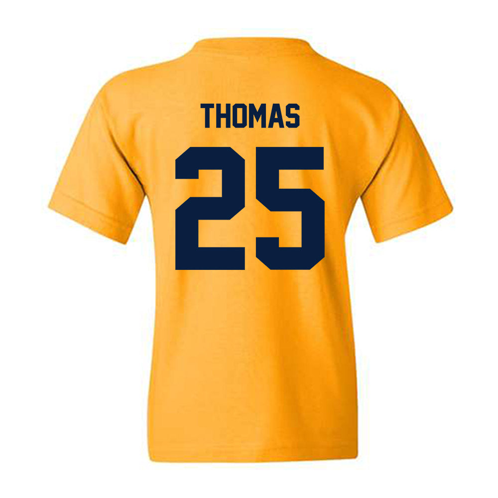 UC Berkeley - NCAA Men's Soccer : Isaiah Thomas - Sports Shersey Youth T-Shirt-1