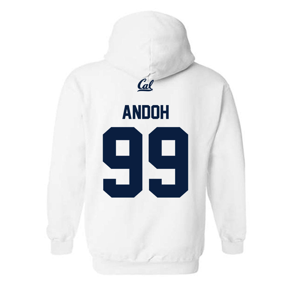 UC Berkeley - NCAA Men's Soccer : Zack Andoh - Sports Shersey Hooded Sweatshirt-1