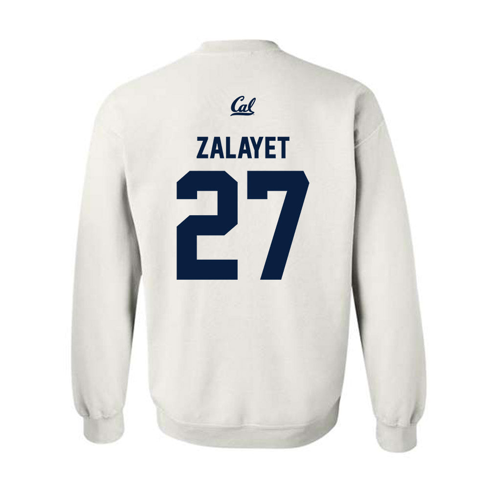 UC Berkeley - NCAA Men's Soccer : Malcolm Zalayet - Sports Shersey Crewneck Sweatshirt-1