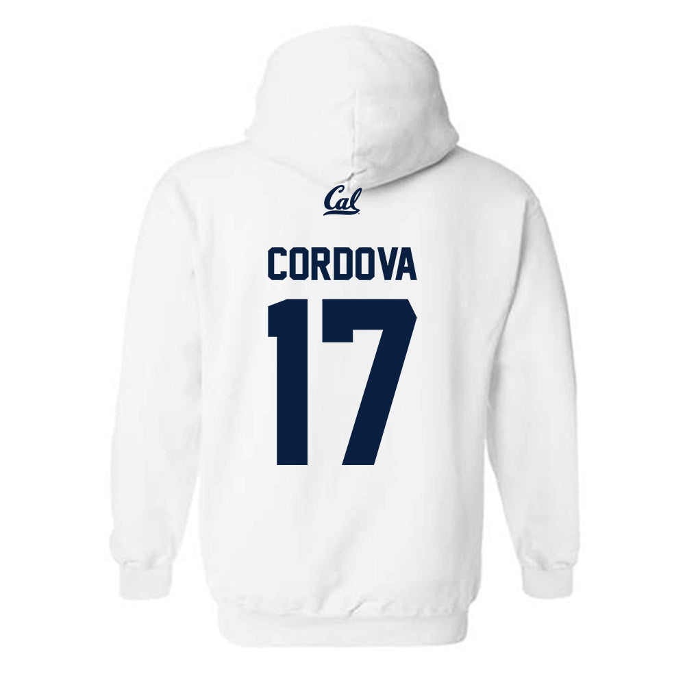 UC Berkeley - NCAA Men's Soccer : Cesar Cordova - Sports Shersey Hooded Sweatshirt-1