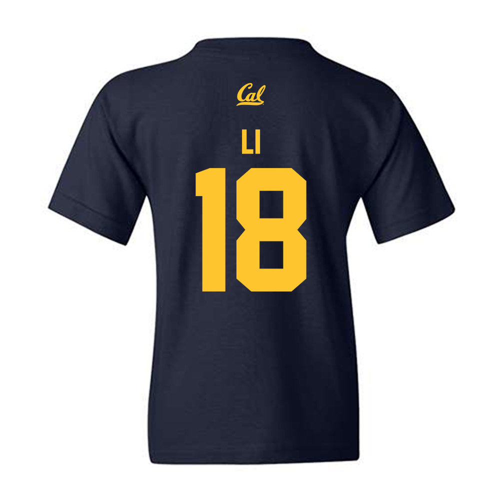 UC Berkeley - NCAA Women's Volleyball : Ashley Li - Sports Shersey Youth T-Shirt-1
