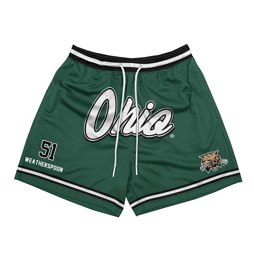 Ohio - NCAA Football : Davion Weatherspoon - Shorts