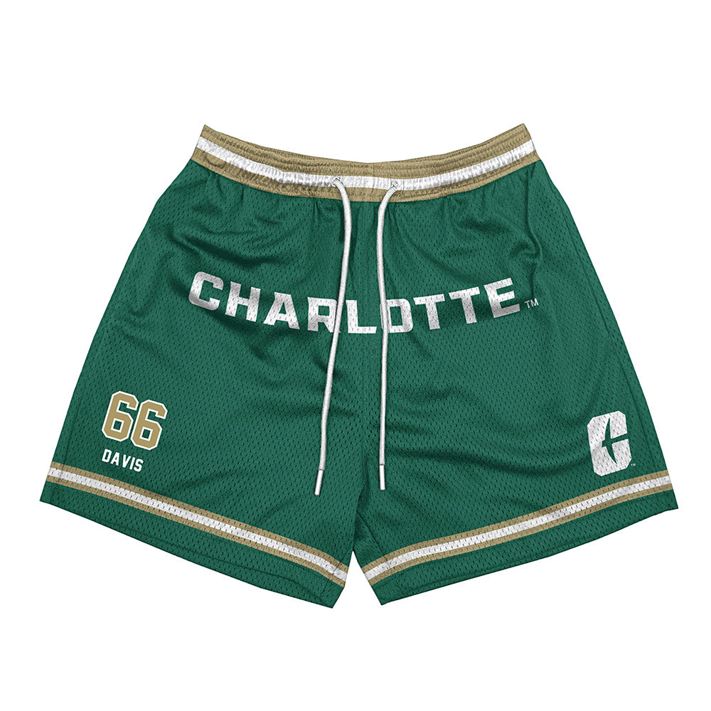 UNC Charlotte - NCAA Football : Omarion Davis - Shorts-0