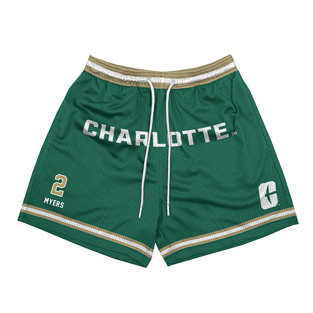 UNC Charlotte - NCAA Football : Isaiah Myers - Shorts