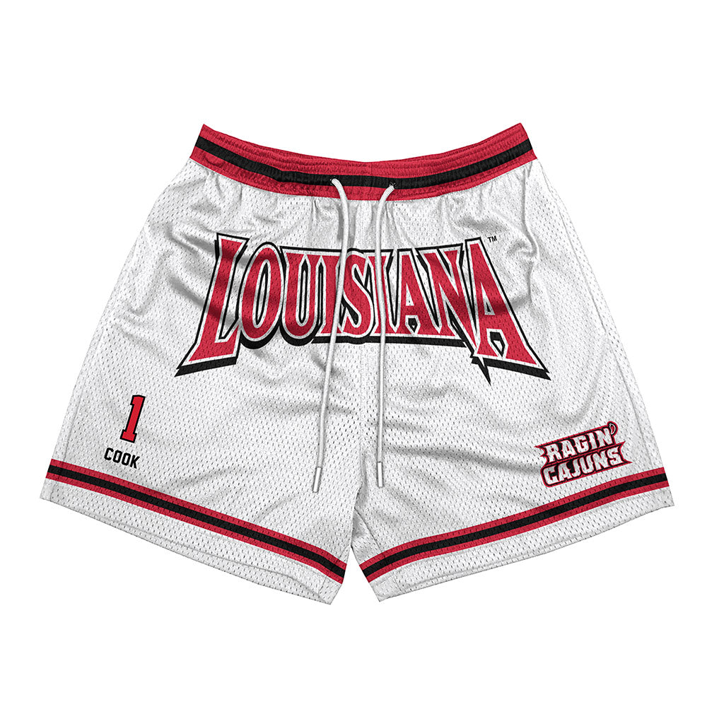 Louisiana - NCAA Men's Basketball : Zeke Cook - Shorts-0