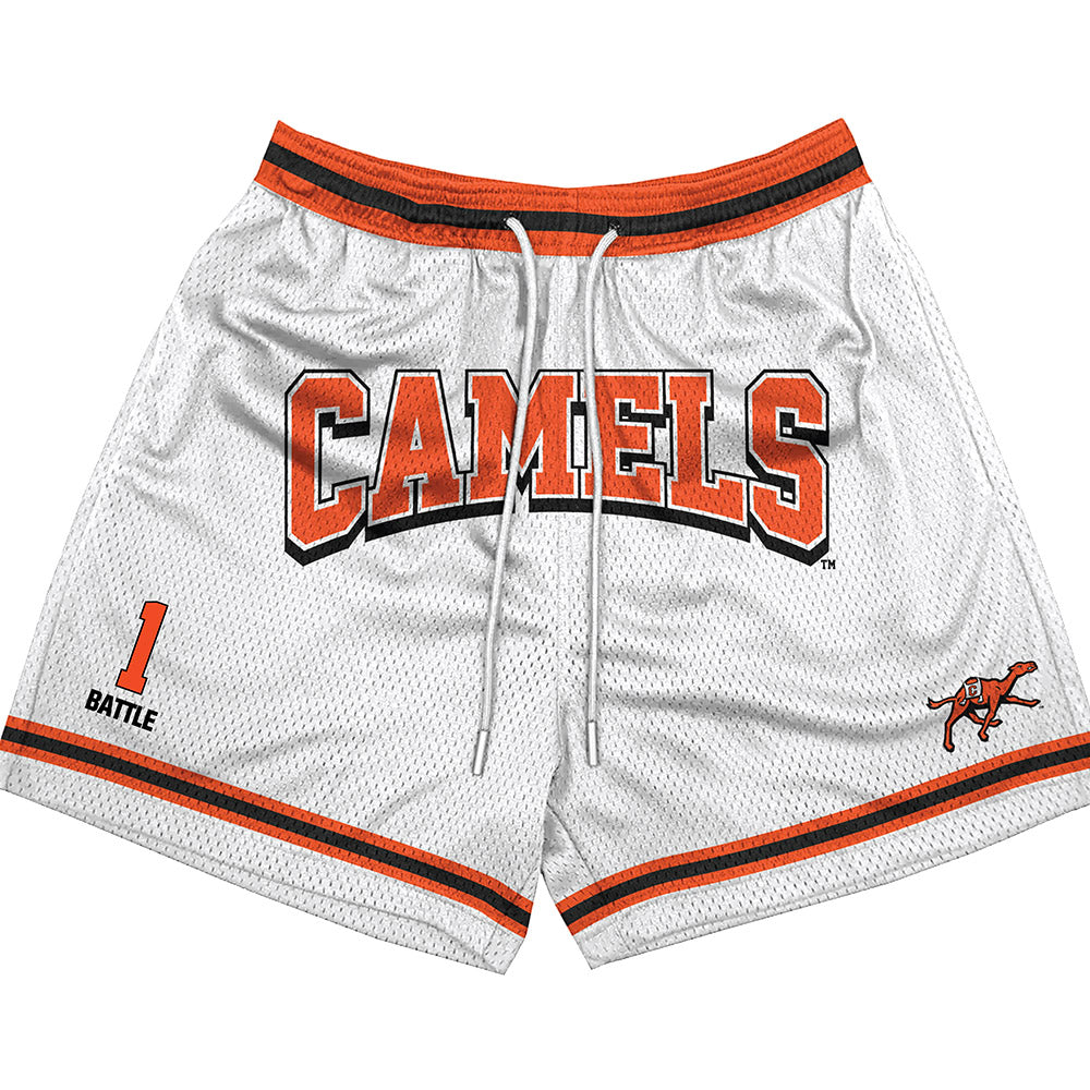 Campbell - NCAA Women's Basketball : Ashleigh Battle - Shorts-0