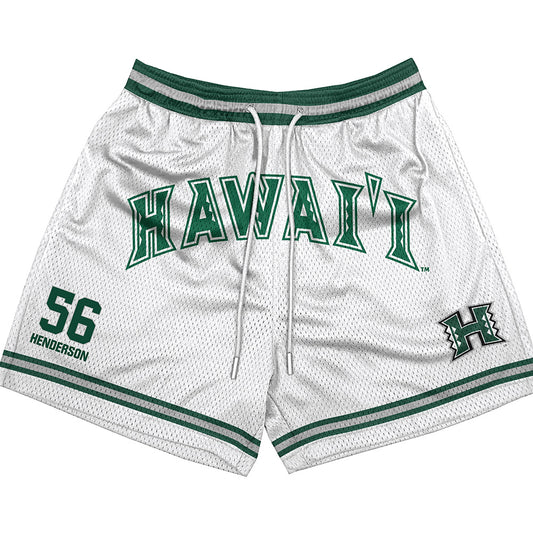 Hawaii - NCAA Football : Boogie Henderson - Shorts-0