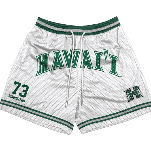 Hawaii - NCAA Football : Isaac Maugaleoo - Shorts