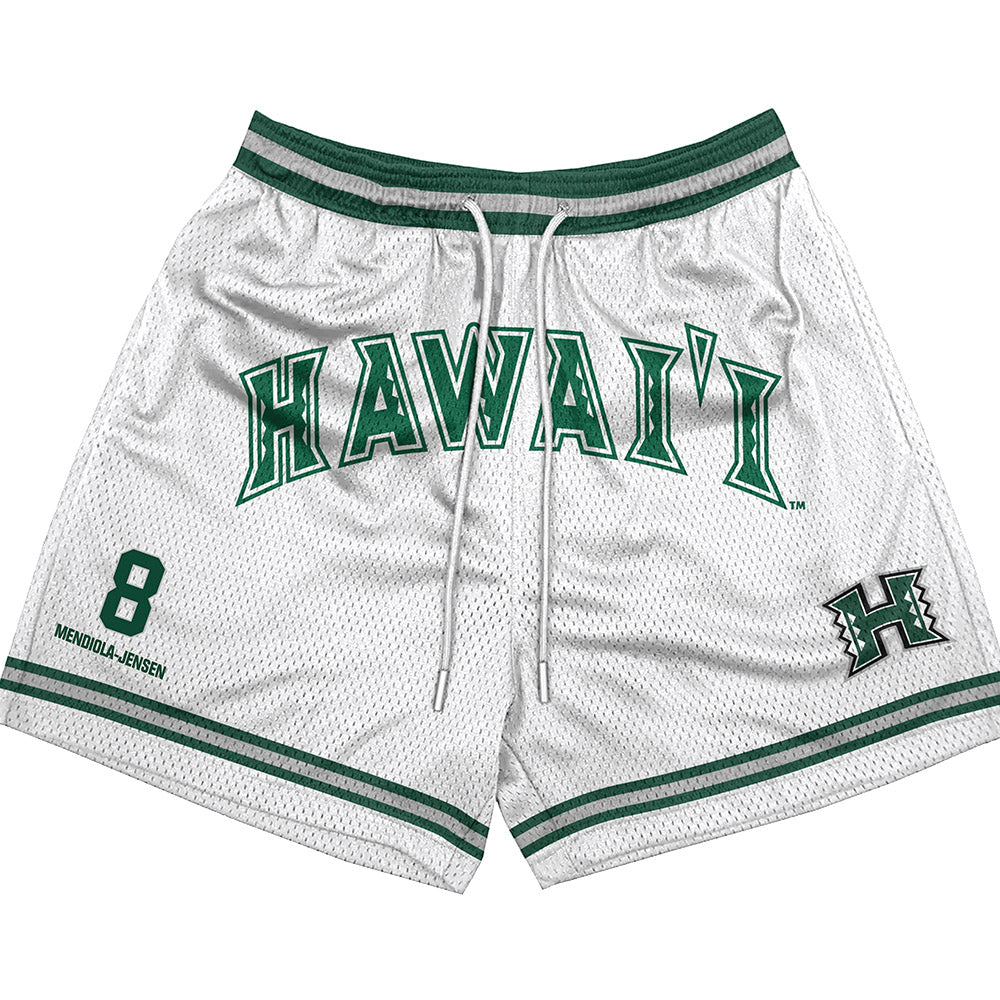 Hawaii - NCAA Football : Kilinahe Mendiola-Jensen - Shorts-0