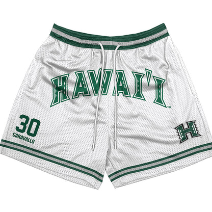 Hawaii - NCAA Football : Nazaiah Caravallo - Shorts