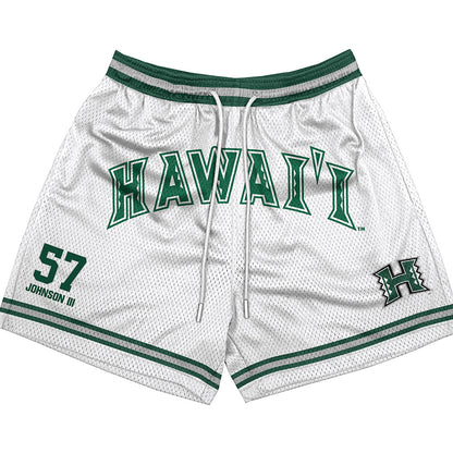 Hawaii - NCAA Football : Jackie Johnson III - Shorts