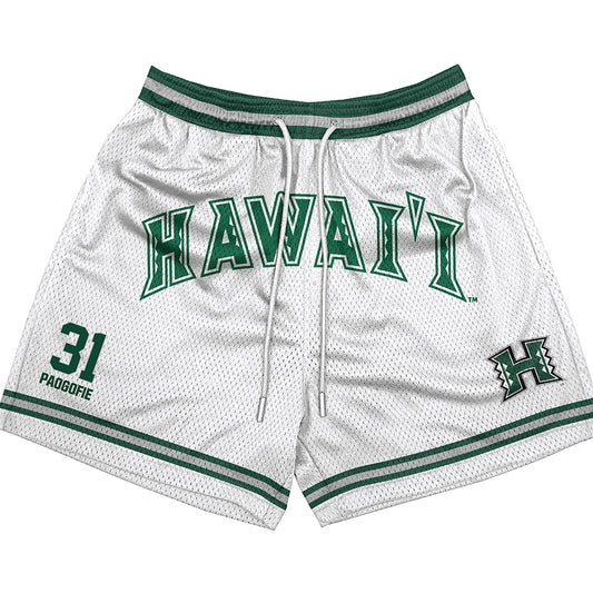 Hawaii - NCAA Football : Aisiah Paogofie - Shorts-0