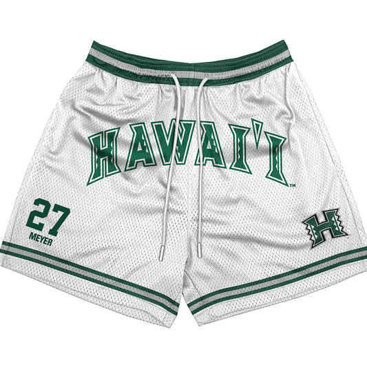 Hawaii - NCAA Football : Makanale'a Meyer - Shorts