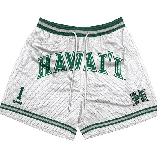 Hawaii - NCAA Football : Brandon White - Shorts-0
