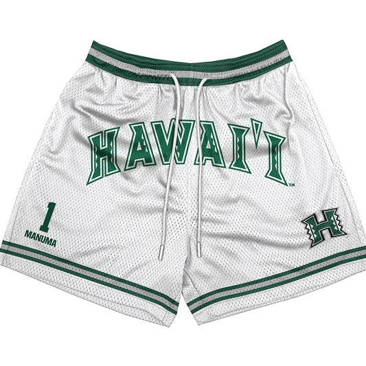 Hawaii - NCAA Football : Peter Manuma - Shorts