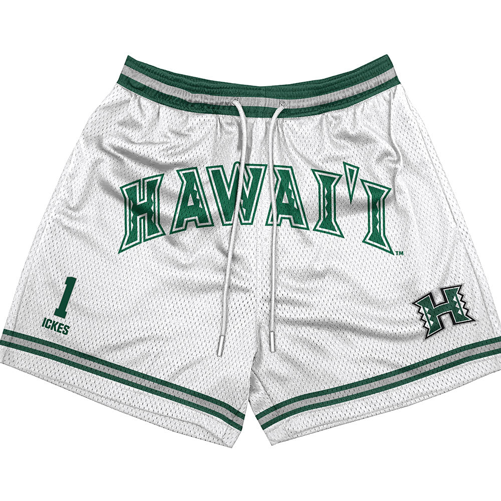 Hawaii - NCAA Baseball : Elijah Ickes - Shorts