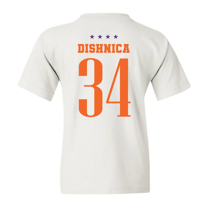 Clemson - NCAA Men's Soccer : Samir Dishnica - Youth T-Shirt