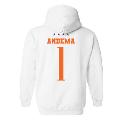 Clemson - NCAA Men's Soccer : Joseph Andema - Hooded Sweatshirt-1