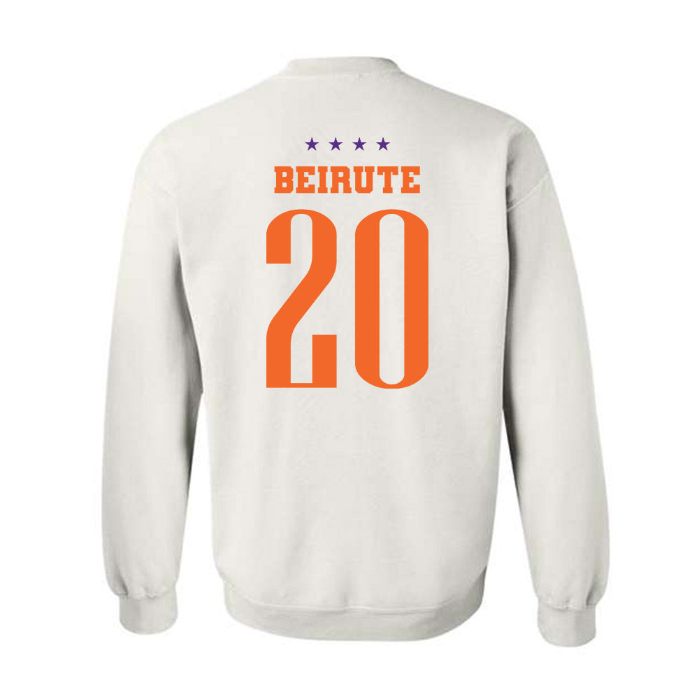 Clemson - NCAA Men's Soccer : Andres Beirute - Crewneck Sweatshirt-1