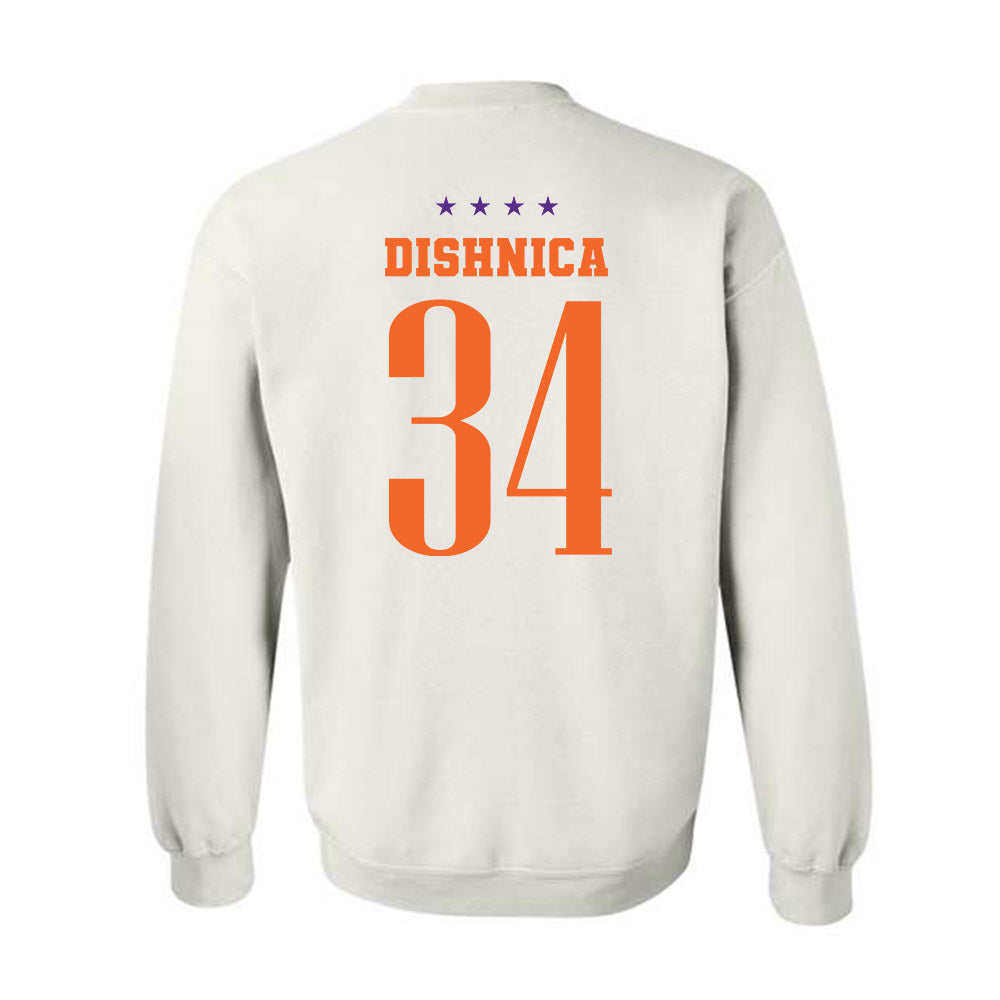 Clemson - NCAA Men's Soccer : Samir Dishnica - Crewneck Sweatshirt