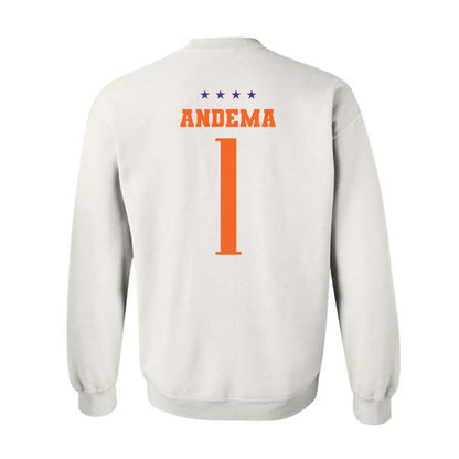 Clemson - NCAA Men's Soccer : Joseph Andema - Crewneck Sweatshirt-1