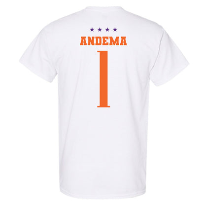 Clemson - NCAA Men's Soccer : Joseph Andema - T-Shirt-1