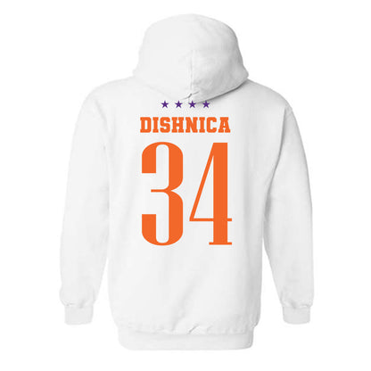 Clemson - NCAA Men's Soccer : Samir Dishnica - Hooded Sweatshirt