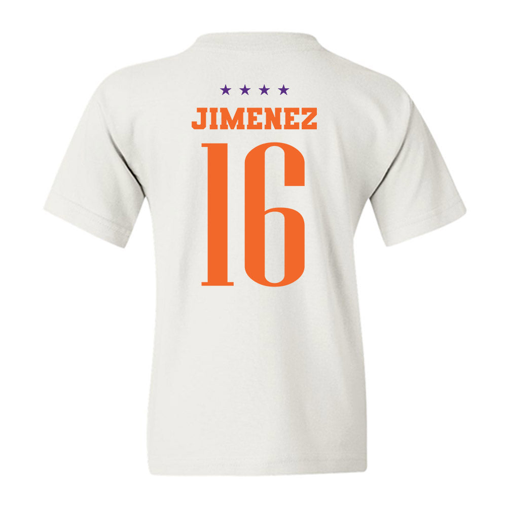 Clemson - NCAA Men's Soccer : Mason Jimenez - Youth T-Shirt-1