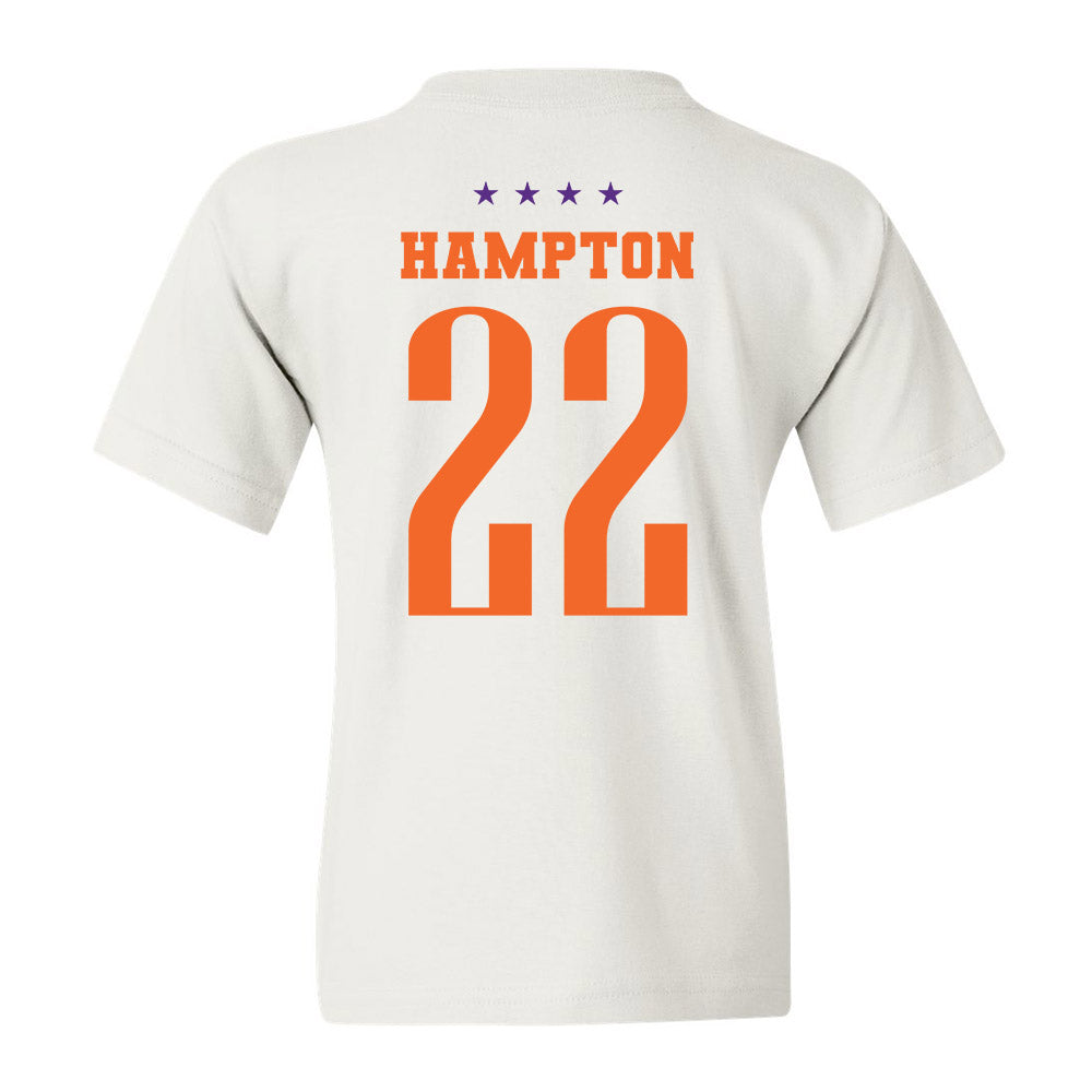 Clemson - NCAA Men's Soccer : Aiden Hampton - Youth T-Shirt