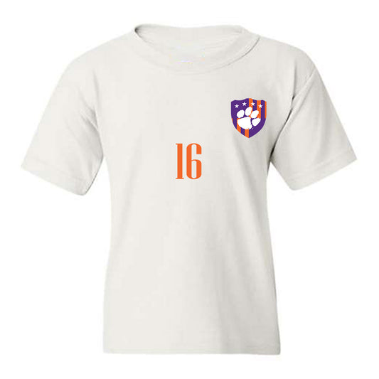 Clemson - NCAA Men's Soccer : Mason Jimenez - Youth T-Shirt-0