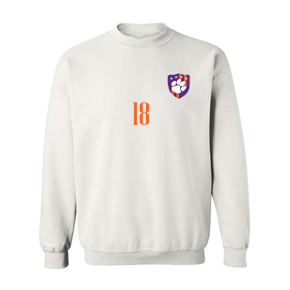 Clemson - NCAA Men's Soccer : Matthias Leib - Crewneck Sweatshirt-0