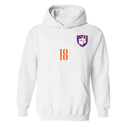 Clemson - NCAA Men's Soccer : Matthias Leib - Hooded Sweatshirt-0
