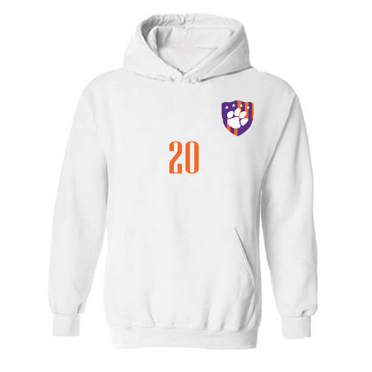 Clemson - NCAA Men's Soccer : Andres Beirute - Hooded Sweatshirt-0
