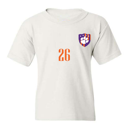 Clemson - NCAA Men's Soccer : Marco Garcia - Youth T-Shirt