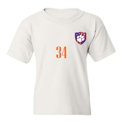 Clemson - NCAA Men's Soccer : Samir Dishnica - Youth T-Shirt