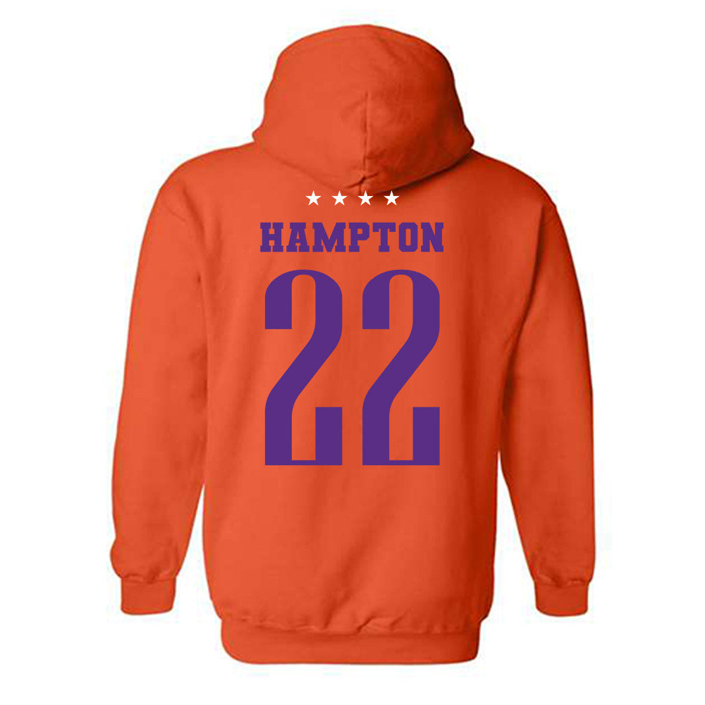 Clemson - NCAA Men's Soccer : Aiden Hampton - Hooded Sweatshirt