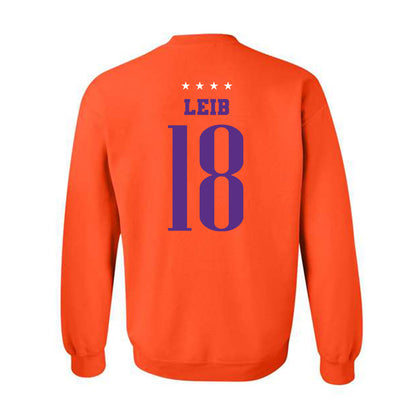 Clemson - NCAA Men's Soccer : Matthias Leib - Crewneck Sweatshirt-1
