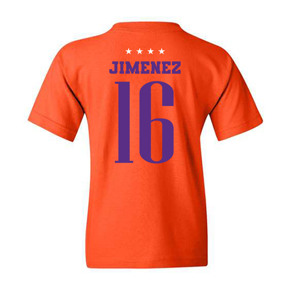 Clemson - NCAA Men's Soccer : Mason Jimenez - Youth T-Shirt-1