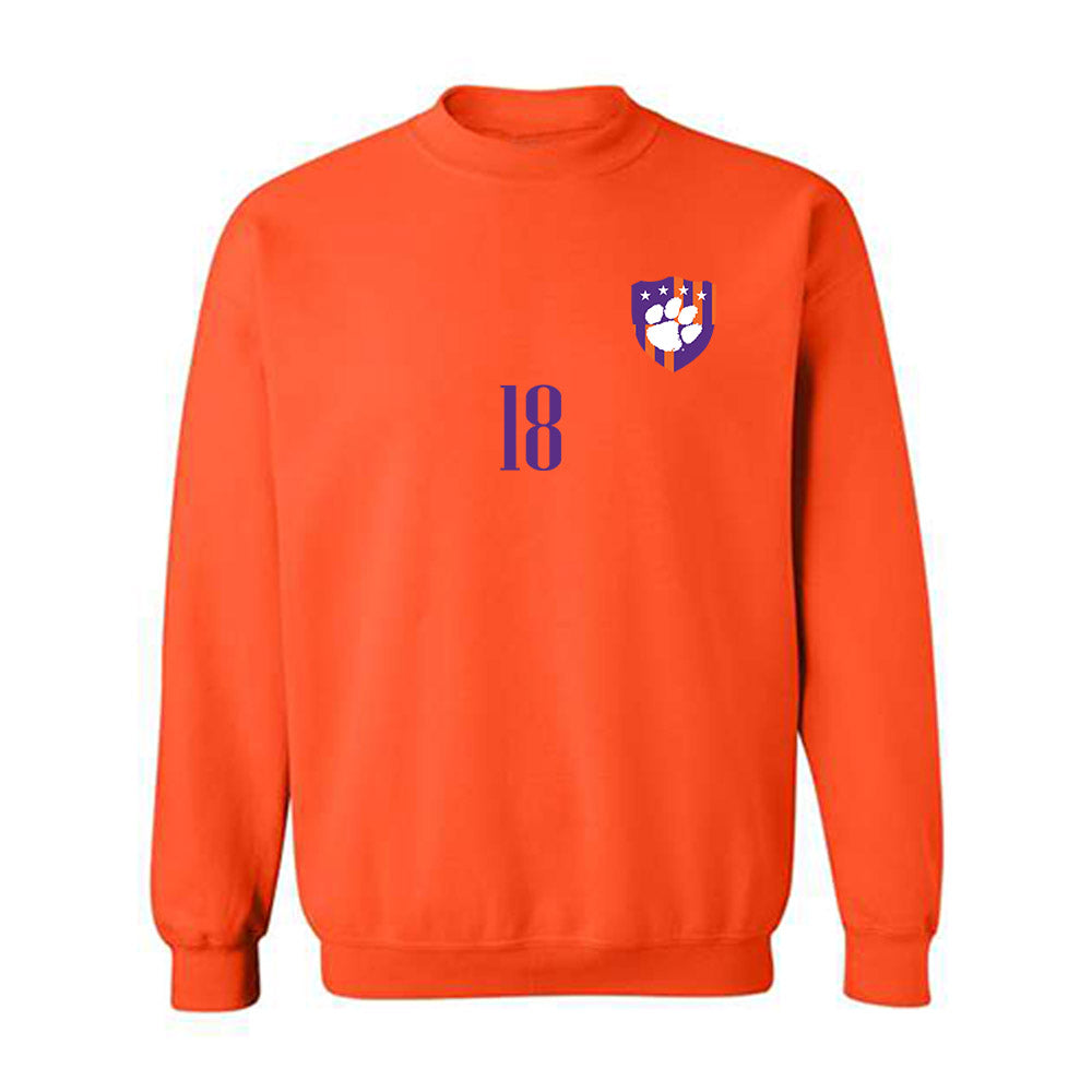 Clemson - NCAA Men's Soccer : Matthias Leib - Crewneck Sweatshirt-0
