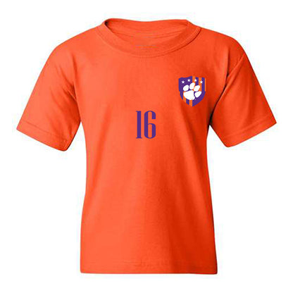 Clemson - NCAA Men's Soccer : Mason Jimenez - Youth T-Shirt-0