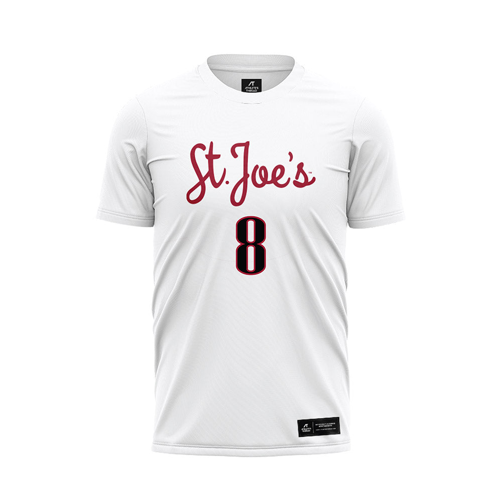 St. Joe's - NCAA Women's Soccer : Nicole Everard - White Soccer Jersey