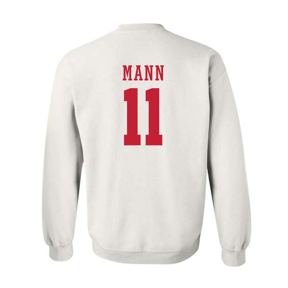Arizona - NCAA Football : Jabari Mann - Sports Shersey Crewneck Sweatshirt-1