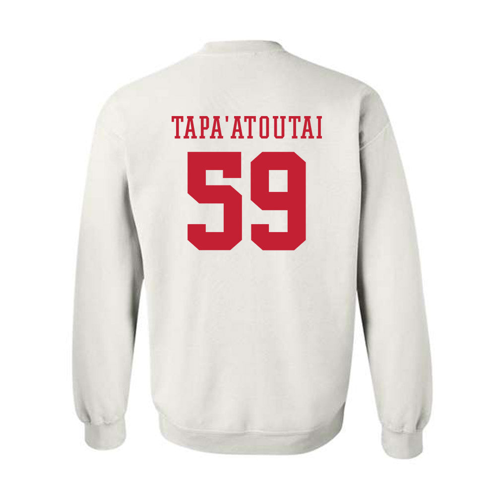 Arizona - NCAA Football : Siaosi Tapa'atoutai - Sports Shersey Crewneck Sweatshirt-1