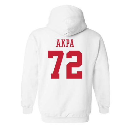 Arizona - NCAA Football : Louis Akpa - Sports Shersey Hooded Sweatshirt-1