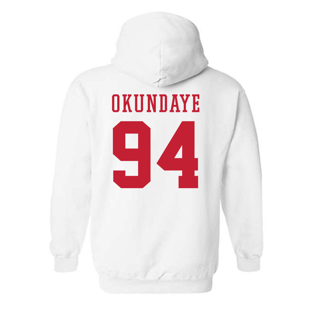 Arizona - NCAA Football : Eduwa Okundaye - Sports Shersey Hooded Sweatshirt-1