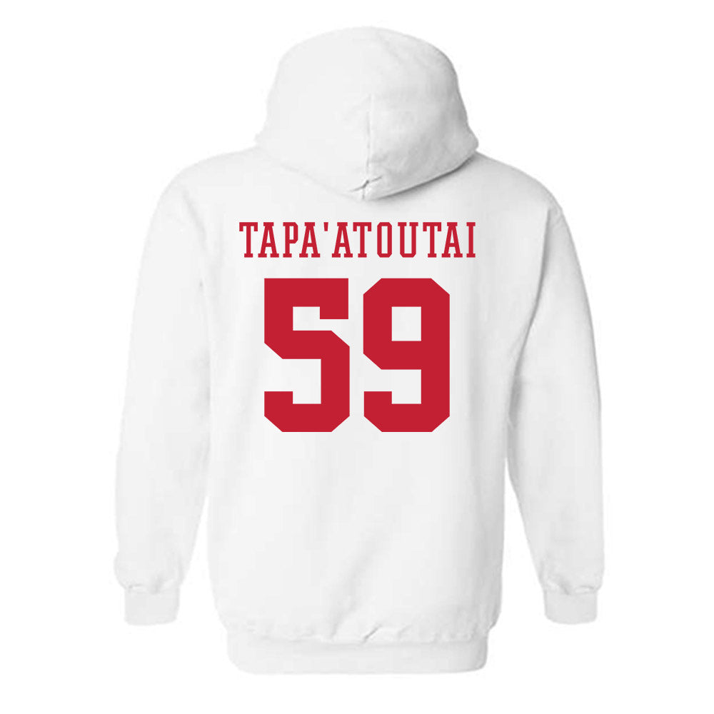 Arizona - NCAA Football : Siaosi Tapa'atoutai - Sports Shersey Hooded Sweatshirt-1