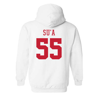 Arizona - NCAA Football : Leviticus Su'a - Sports Shersey Hooded Sweatshirt