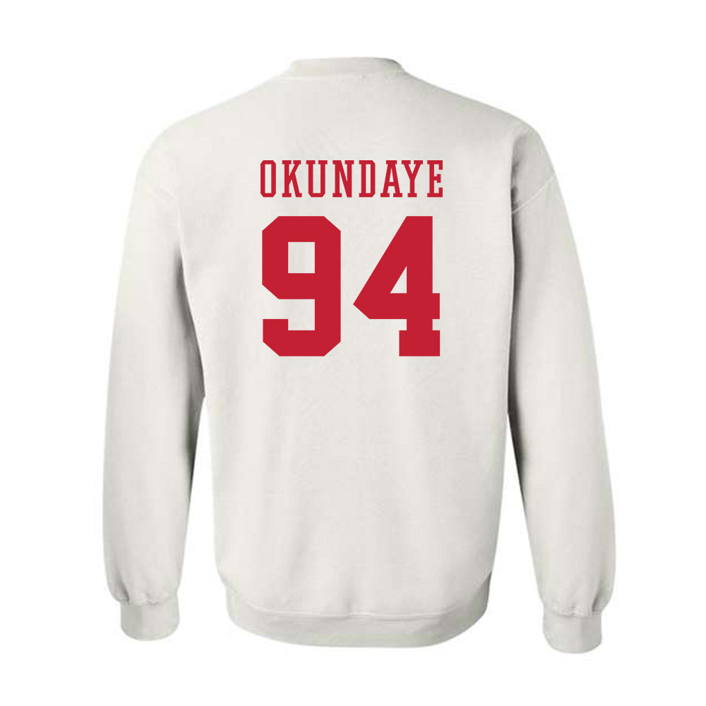 Arizona - NCAA Football : Eduwa Okundaye - Sports Shersey Crewneck Sweatshirt-1